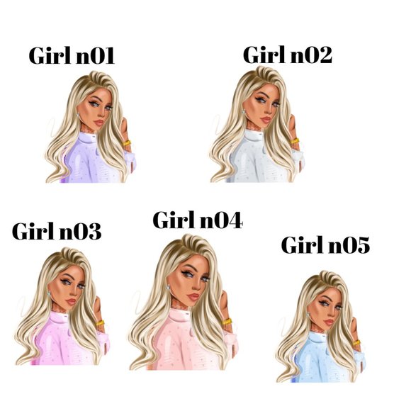 Thank You Cards for Small Business With Blonde Girl in Paris Design - Picture 4 of 4